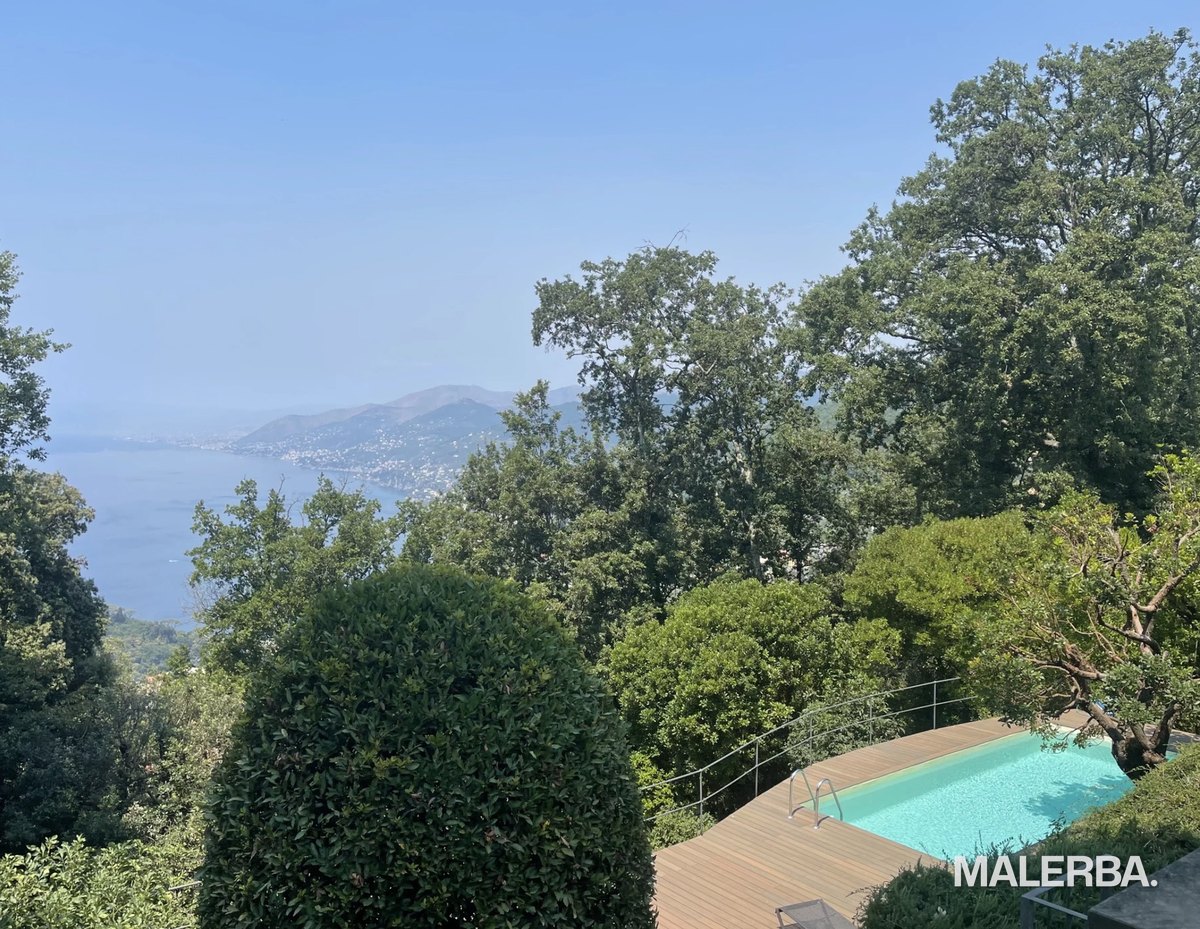 Villa Parco di Portofino pool view